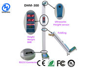 آلة قابلة للطي BMI مقياس مع شاشة LED مقياس الارتفاع والوزن