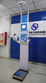Foldable Height and Weight Scale with Blood Pressure and Body Fat LCD Advertising Screen / Touch Screen