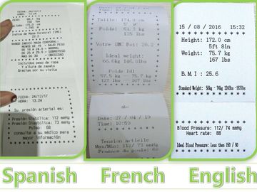 Pharmacy / Hospital Height And Weight Measuring Scale With Multi Language